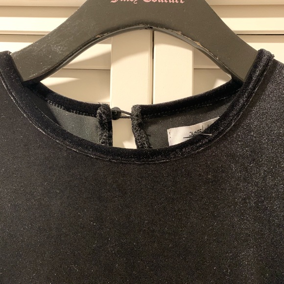 Black Velvet Tulle Dress - Picture 5 of 8